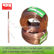 Submersible motor winding wire